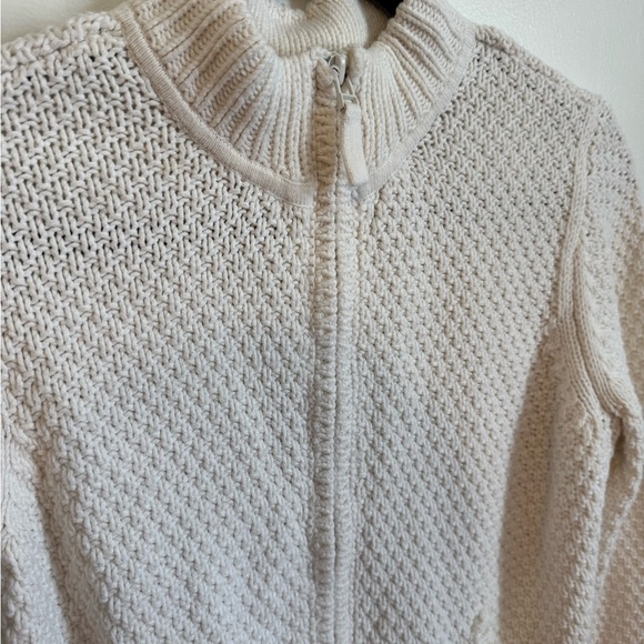 Charter Club Cream Knit Sweater - Picture 2 of 4
